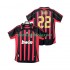 Camisola AC Milan KAKA 22 2007 Retro Homem Equipamento Primeiro 2006 Manga Curta